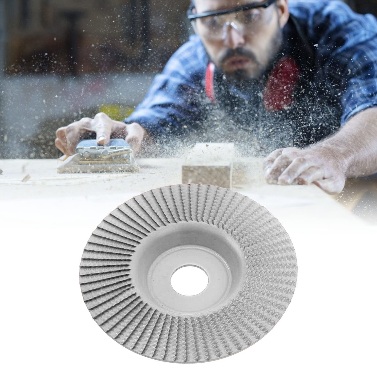 Disco Intaglio Legno Per Smerigliatrice - Carburo Di Tungsteno 125mm Per Lavorazione Legno - Foto 8