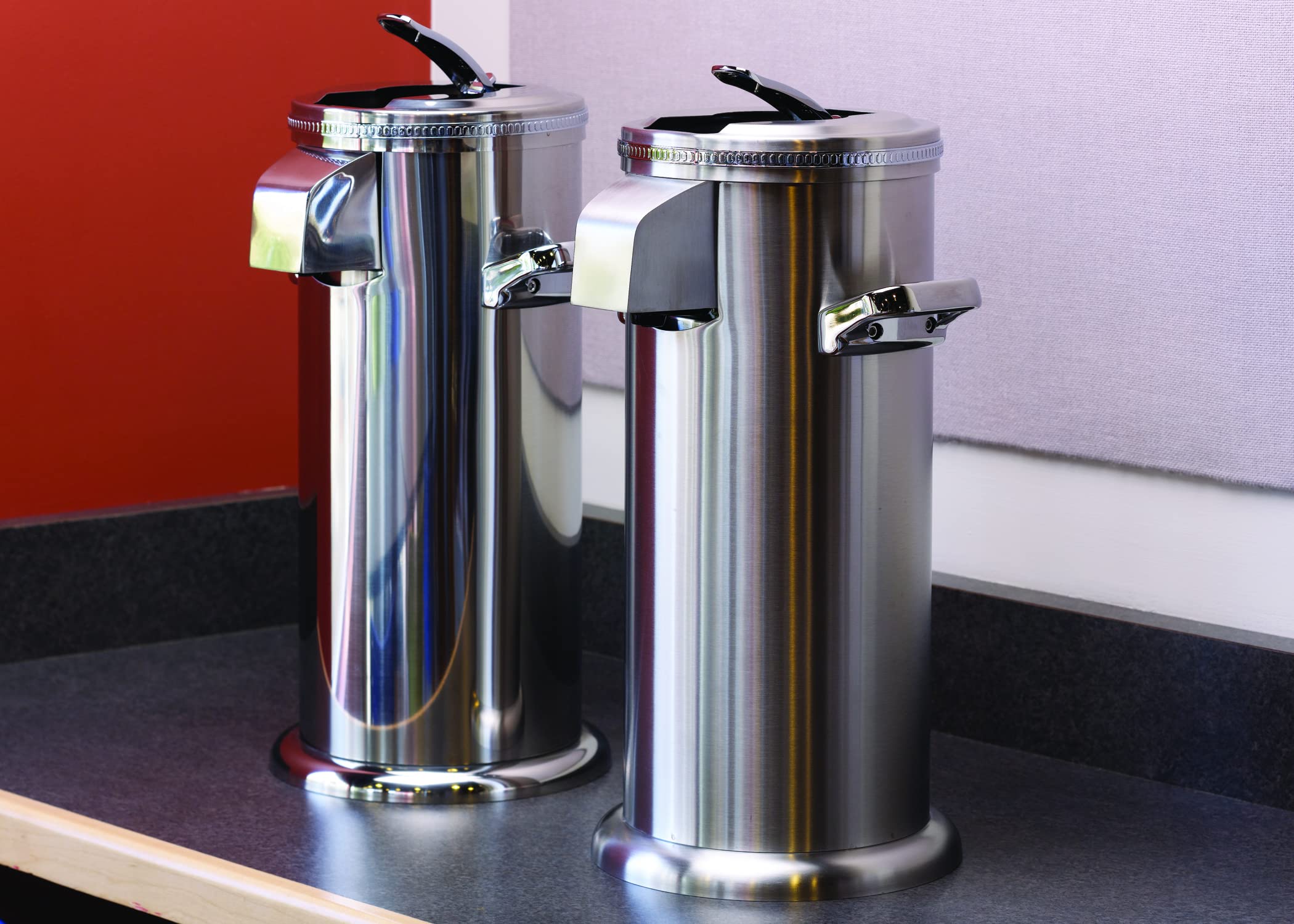 Service Ideas, APC716PS Airpot Coverup, 7X16, Stainless Steel, Adjustable, Polished Finish