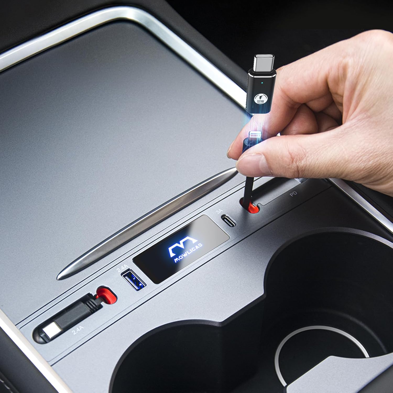 2 USB C Charging Hub for Tesla product image