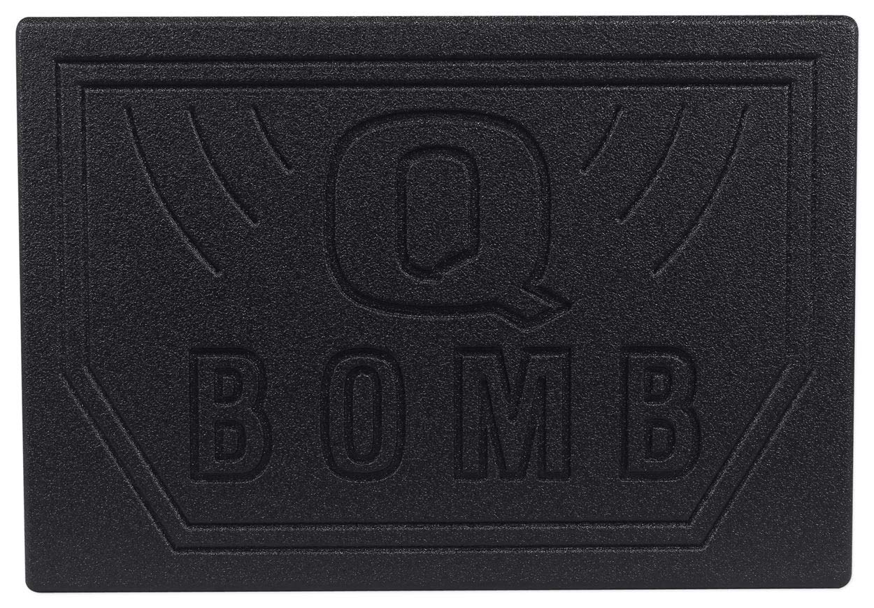 Rockville RQB12 12" QBOMB Vented Subwoofer Enclosure Box, 1.8 Cu Ft, Bedliner Finish, Made in USA, 3/4" MDF, Tuned to 43Hz, Durable Build for Car Audio