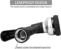 Vista 4 de AUTOMAN - Boquilla de manguera de jardín, boquilla de pulverización de agua ABS, 7 patrones de riego ajustables, antideslizante para regar plantas