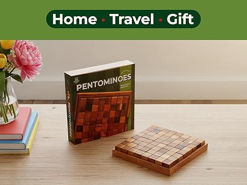 Miniatura 4 de BSIRI Pentominoes Board Lógica Puzzle Juguetes de escritorio Juegos Cerebro Cubo Magia Educativo Teaser Desafiante Regalo Inteligencia Mente Niños