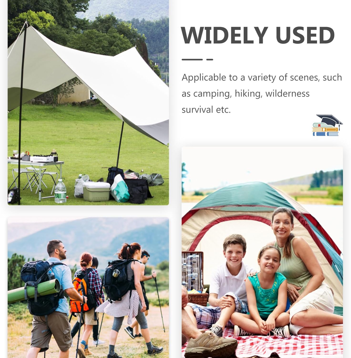 Kisangel Outdoor Bucket Water Container with Tap Camping Drink Storage Carrier Water Jug Purified Square Water Bottle Flat Portable Water Container Travel Fold Water Bottle Holder, 10 liters