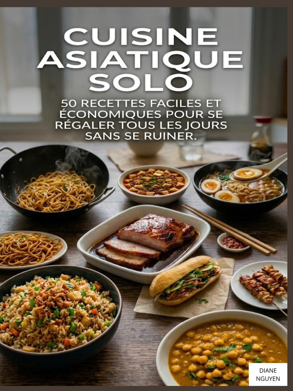 CUISINE ASIATIQUE SOLO: 50 recettes faciles et économiques pour se régaler tous les jours sans se ruiner.