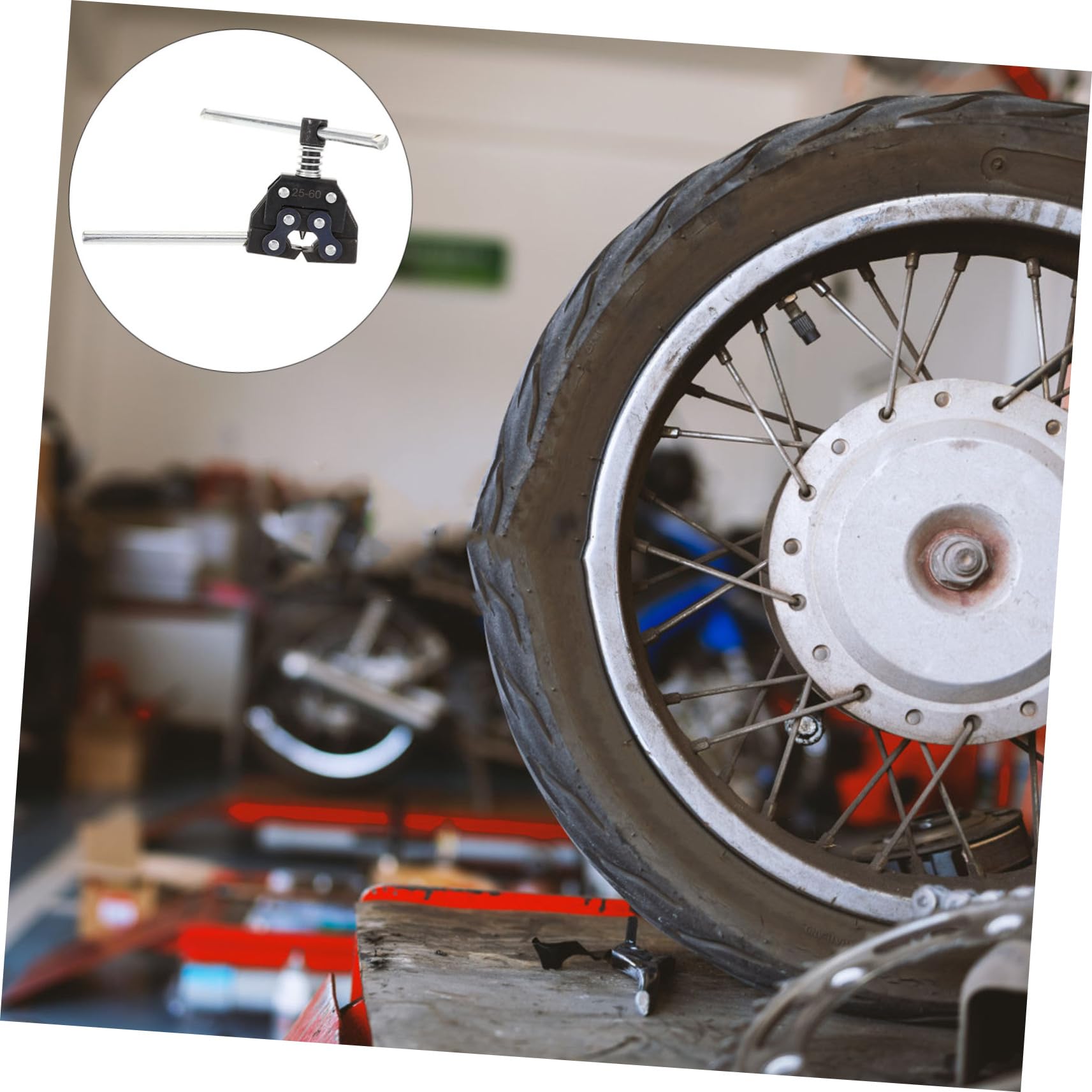 Herramienta para Desmontar y Ajustar Cadena De Bicicleta y Motocicleta Robusta y Portátil