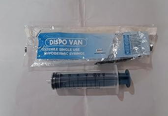 50ml Dispovan syringe w/o needle (3 units)
