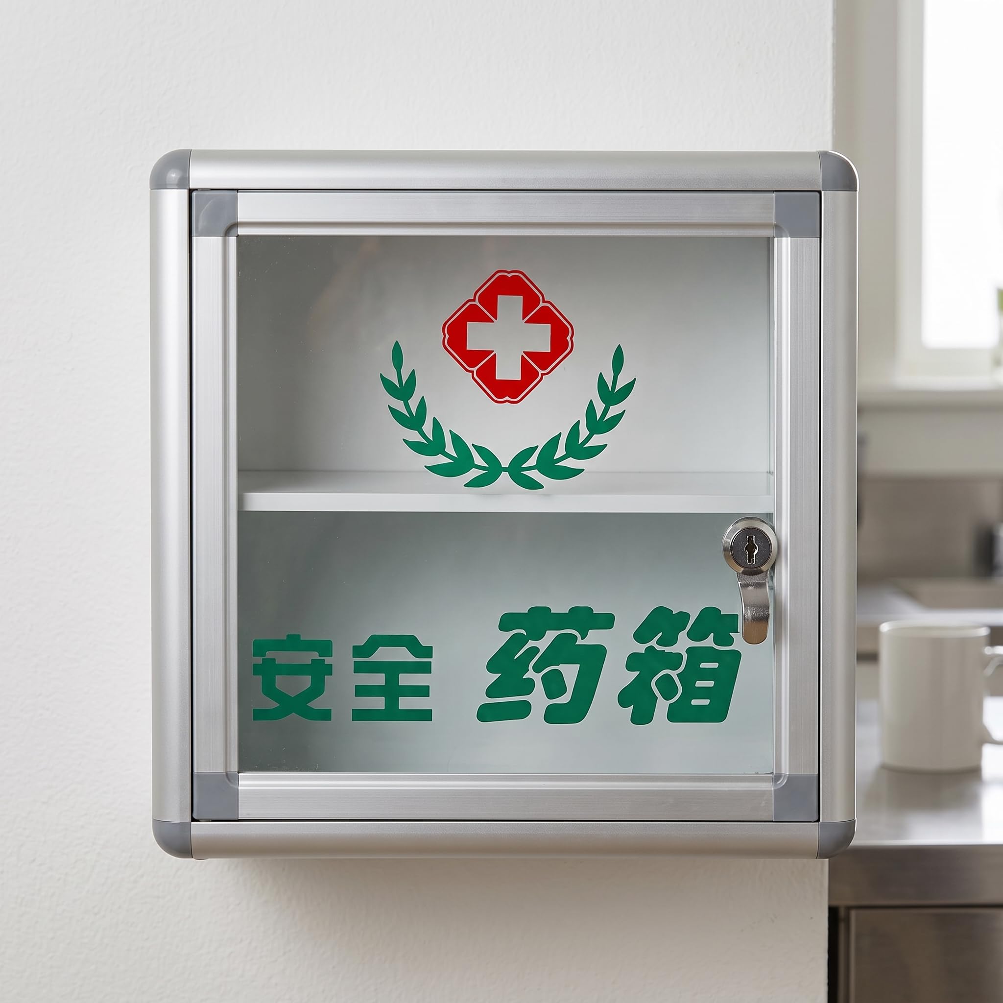 Contenitore in Lega di Alluminio, Portatile e da Muro, per il lavoro, Kit familiare D022