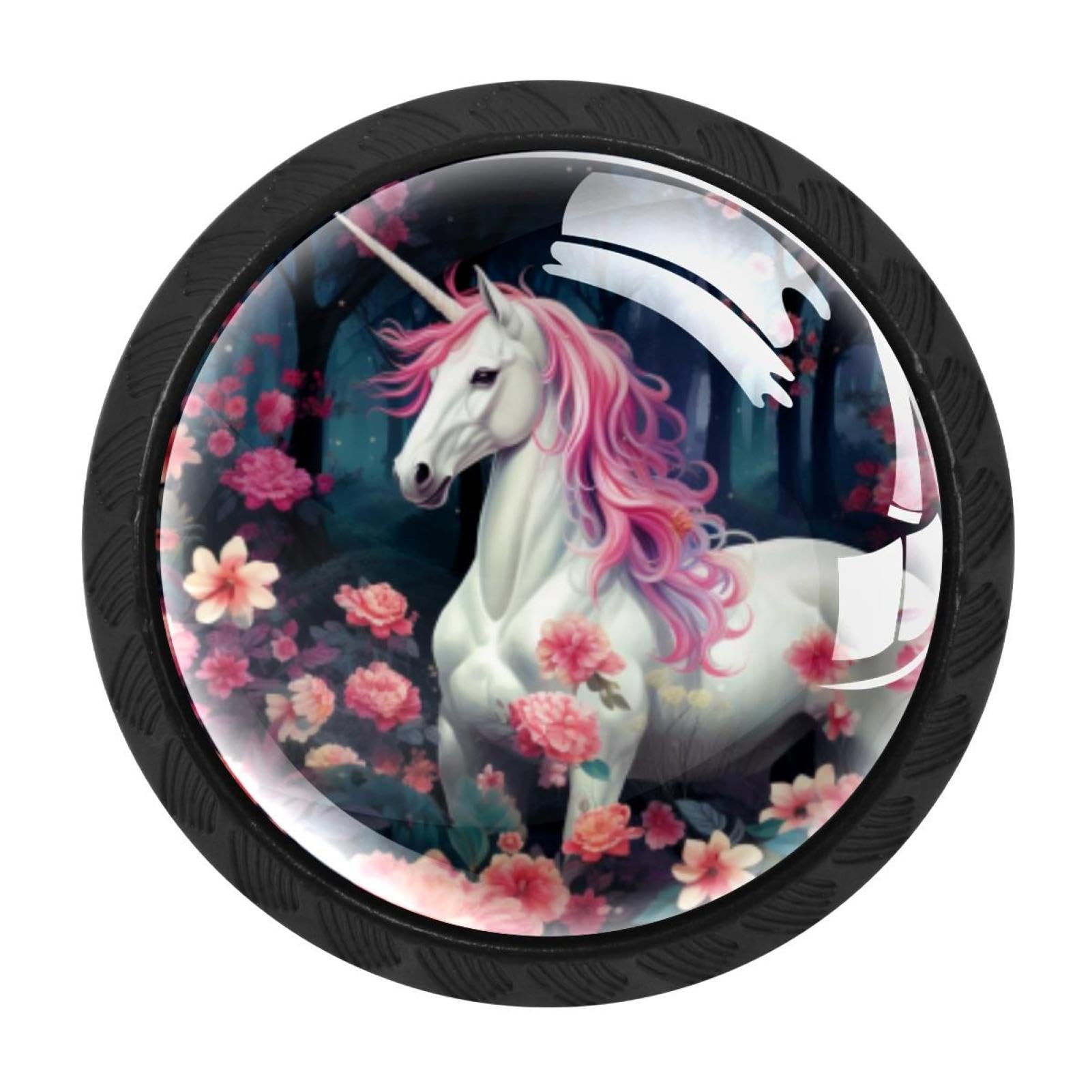 Chenzzzz Multicolored 03 4 Pieces Kitchen Cabinet Knobs Unicorn Drawer Knobs Dresser Knobs Drawer Pulls Door Knobs Dresser Drawer Handles Knobs For Dresser Drawers