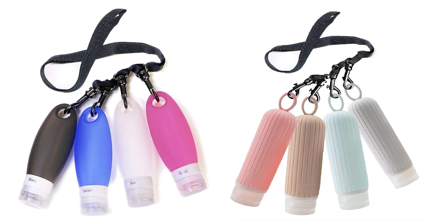 Spray Bottles Mist Sprayer TSA Approved Leak Proof Portable Travel Containers with with Lanyard