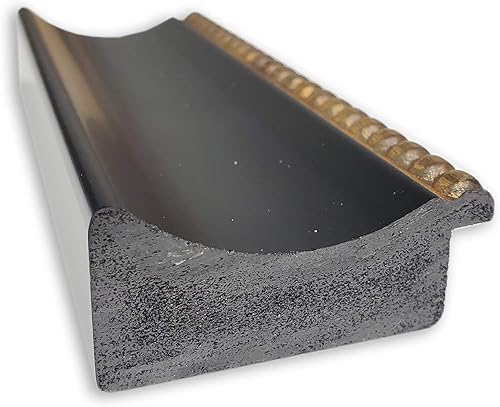 Miniatura 2 de Amanti Art Espejo personalizado, espejo de baño negro Manhattan, espejo de pared o espejo de tocador de baño sobre fregadero (25 x 44 pulgadas),