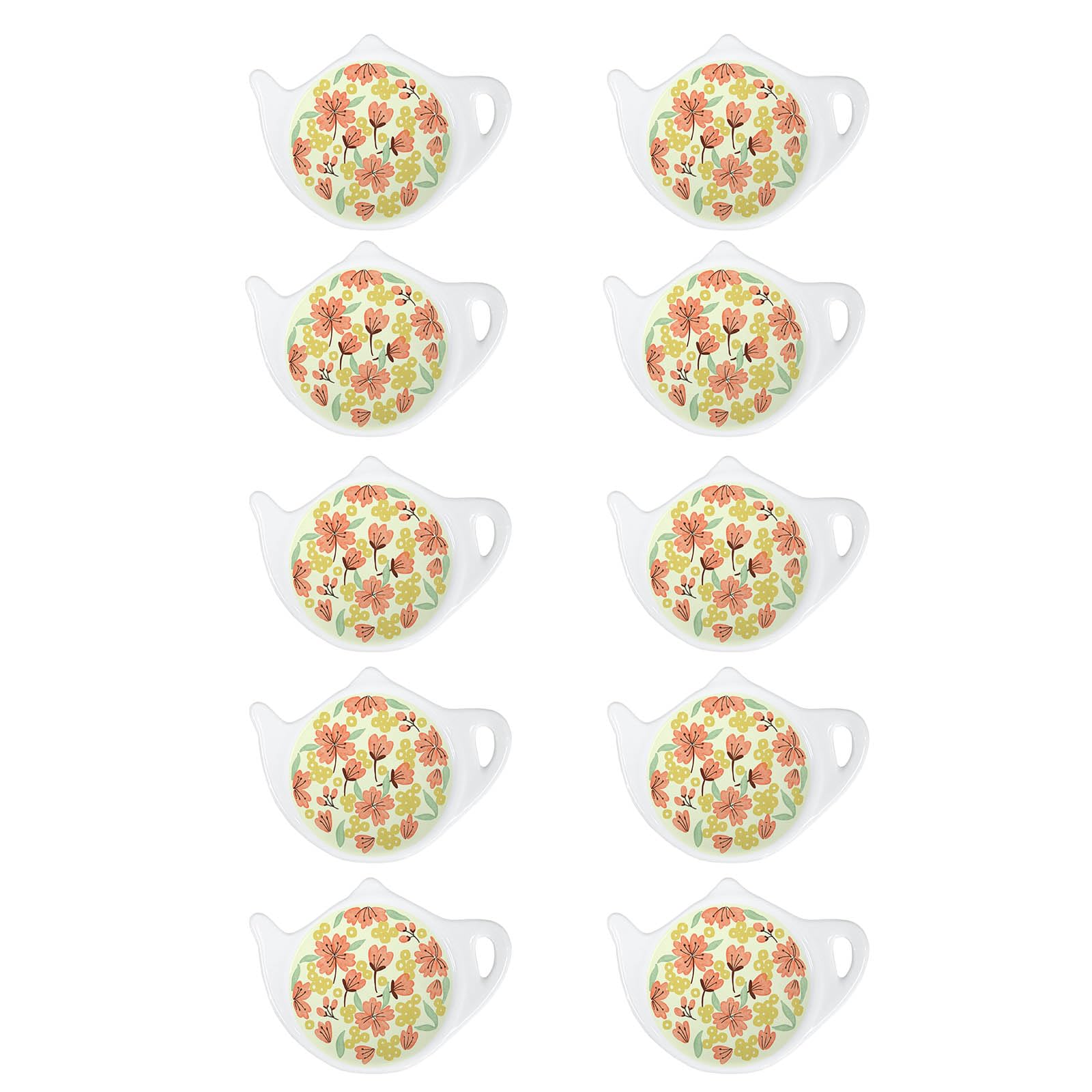 Alipis Lot De 2 Porte-sachets De Thé En Céramique, Supports Réutilisables Pour Rangement Des Sachets, Résistant à La Chaleur, Décoratifs Pour Pause