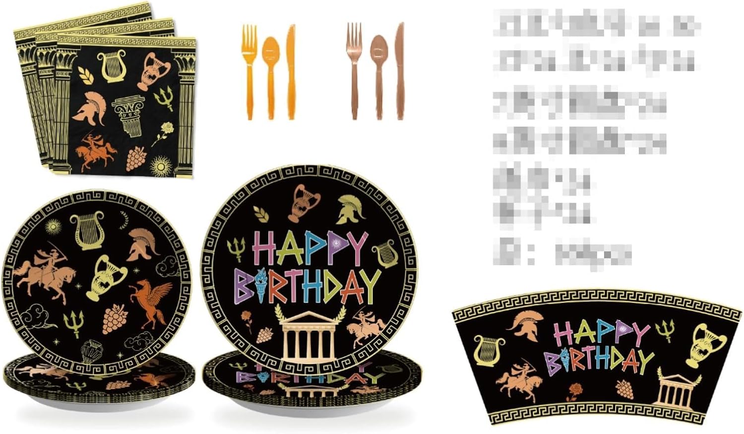 Greek Mythology plates