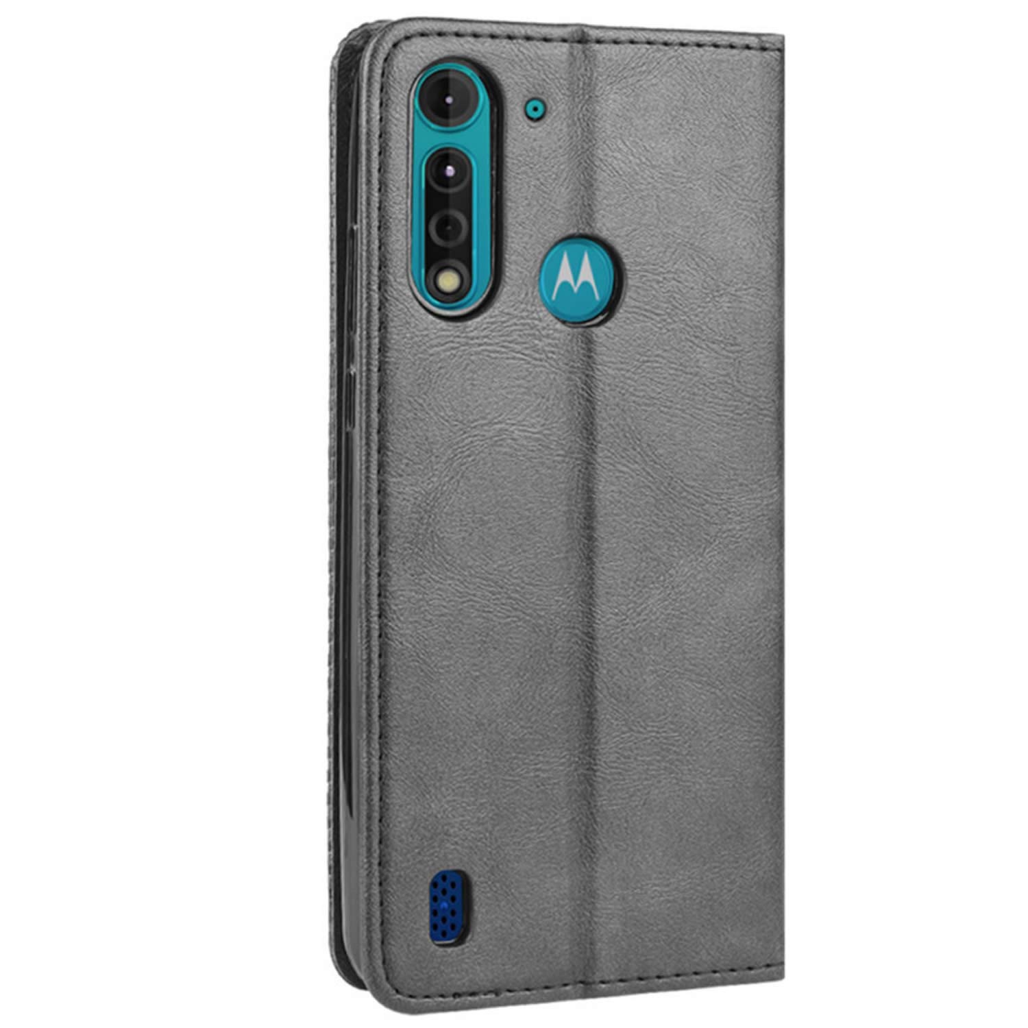 COVER FLIP A LIBRO per MOTOROLA MOTO G8 POWER LITE CUSTODIA A LIBRO