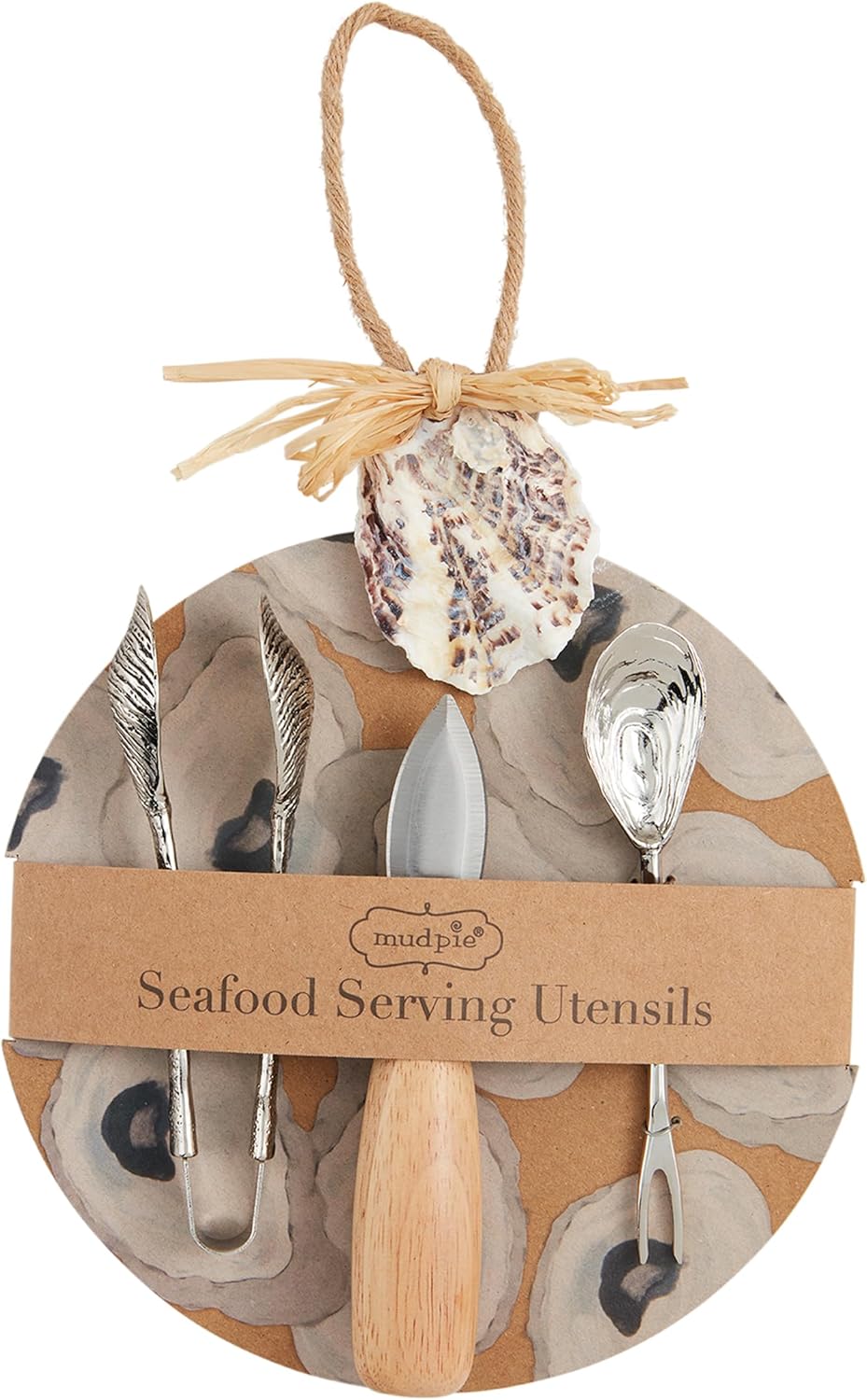 Mud Pie Seafood Serving Utensils; approx 5 3/4"