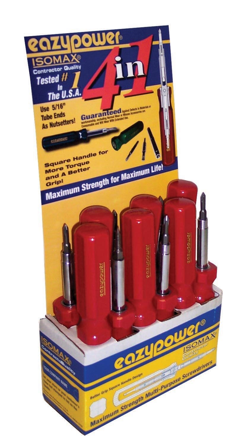 Amazon.com: Eazypower 86507 12-Pack Red 4-in-1 R1/R2 Square