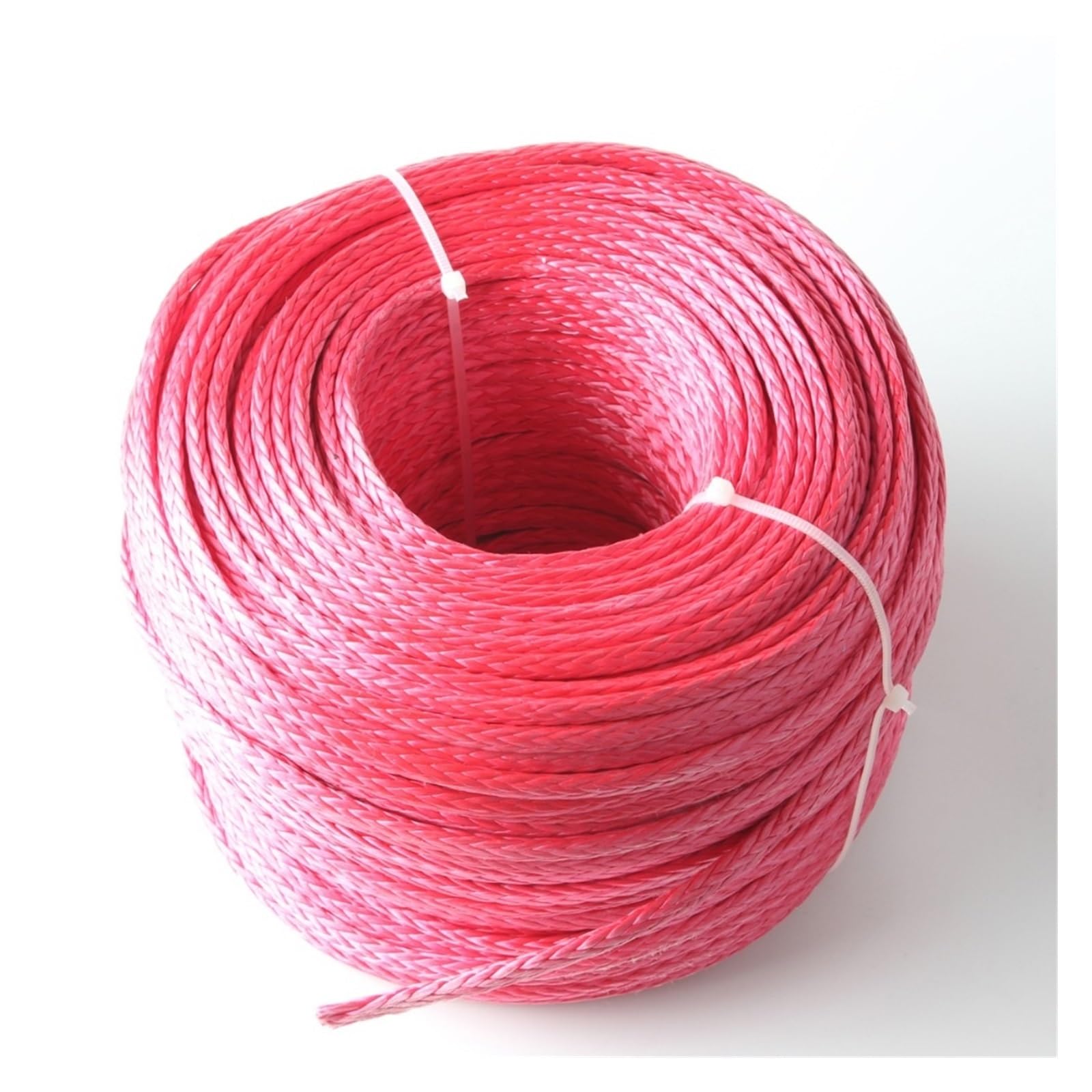 Lina wyciągarki, Syntetyczna lina wyciągarki 2865LBs kabel liniowy pusty warkocz 4mm 5/32 ''10M 12 splotów wciągarka żaglowa liny holownicze(Blue 10m)