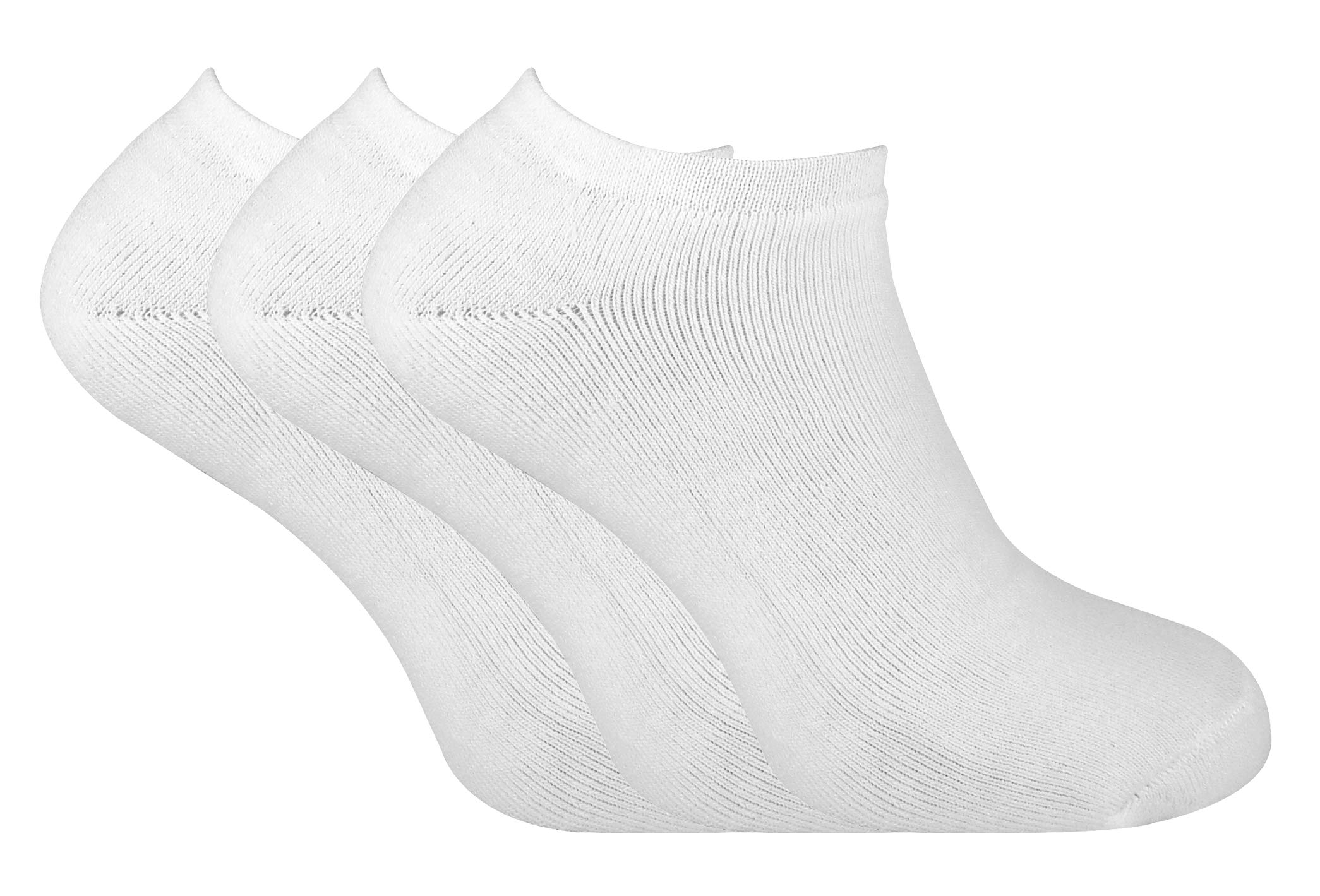 3 Pairs Mens Thick Winter Warm Cushioned Low Cut Ankle Thermal Trainer Socks
