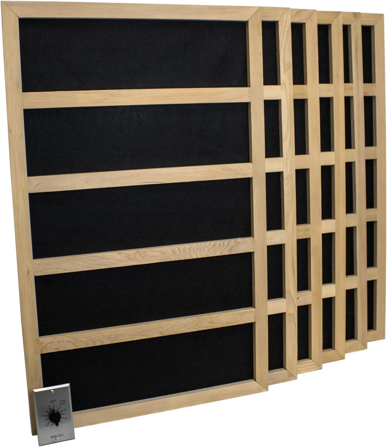 Northern Lights Group Infrared Sauna Heater Package with Mechanical Timer - 1800 WATT-120VAC