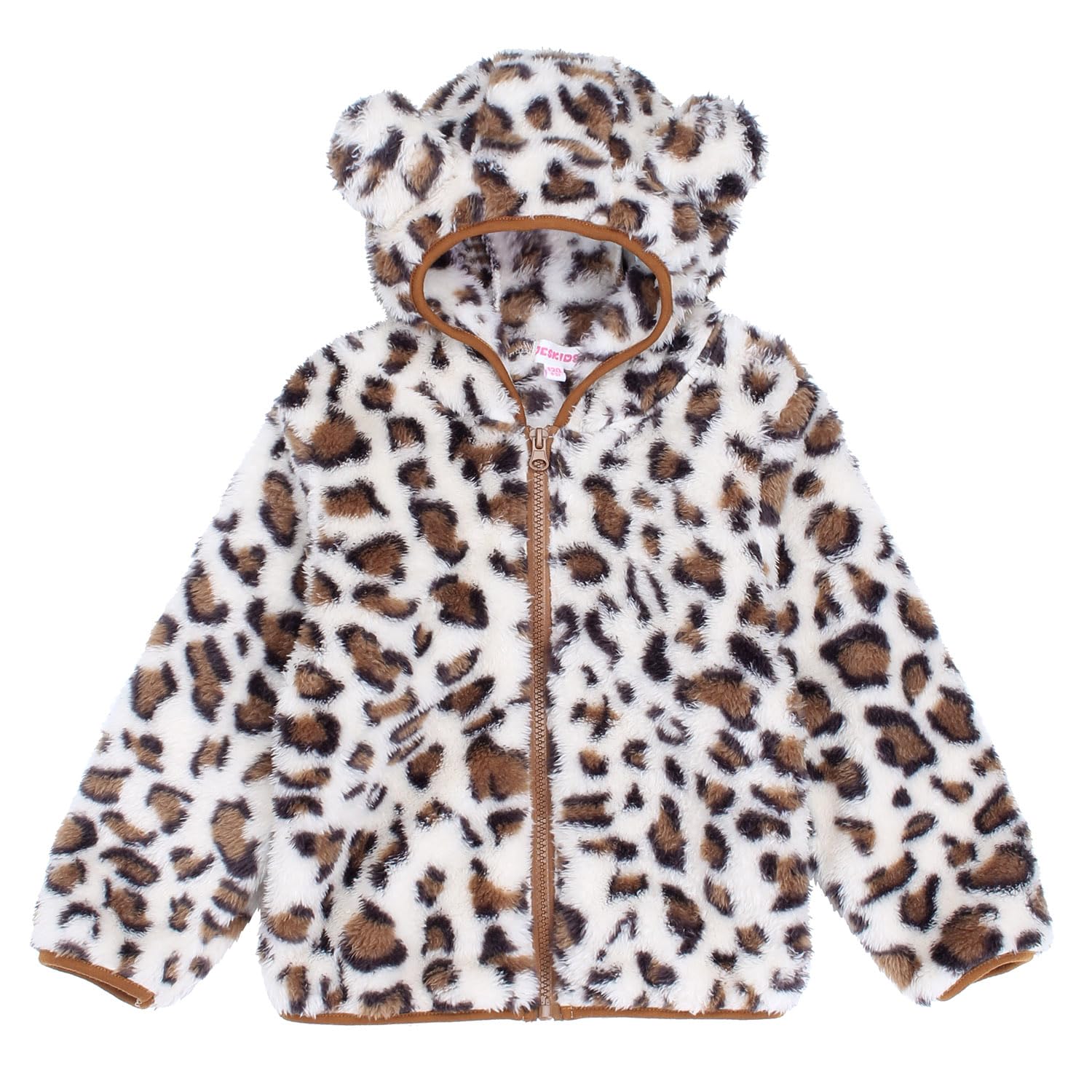 JESKIDS Toddler Girls Boys Fleece Hoody Jacket Zip Up Teddy Coat Warm Winter Outwear