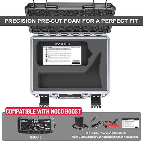 Miniatura 2 de Funda para NOCO Boost X GBX45  Funda de transporte rígida impermeable con espuma precortada personalizada, caja de viaje protectora a prueba de