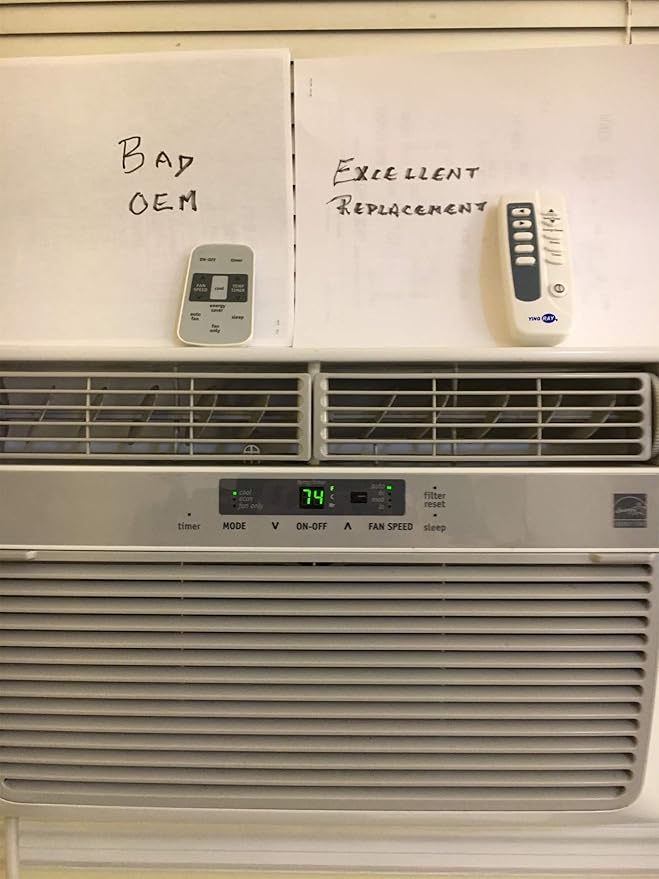 Amazon Com Ying Ray Replacement For Frigidaire Window Air Conditioner Remote Control Model Lra127ct1 Ffre08l3q Ffre15l3q1 Ffre10l3q16 Fgrc0644u100 Home Kitchen