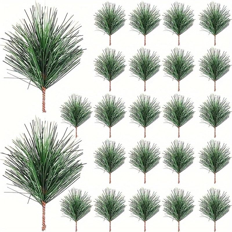 werdecade 24Pcs Artificial Pine Sprigs...
