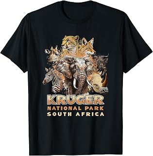 Animals in South African Kruger National Park Elephant T-Shirt