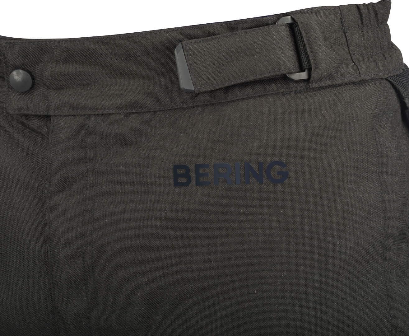 Bering Halifax 17353 wodoodporne motocyklowe spodnie tekstylne, czarny/antracytowy, 2XL