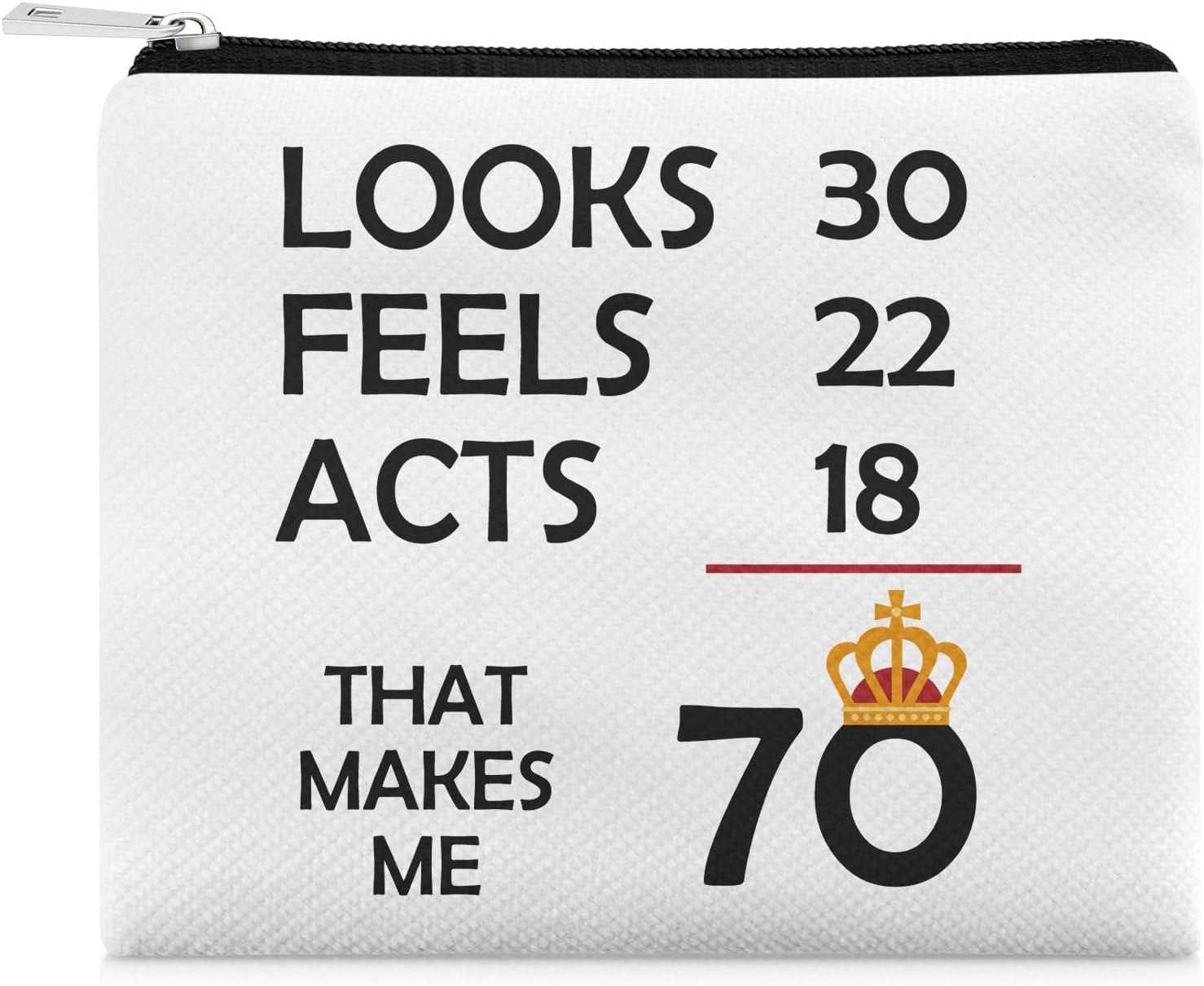 70 Years Old Birthday Gifts for Women Coin Purses 70th Birthday Coin Pouch Happy 70th Gifts for Mom Grandma Grandpa Wife Husband Aunt Friend Retirement Coin Bag Wallet Turning 70 Present