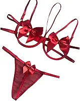 Conjunto Lingerie Aro Laço Sem Bojo
