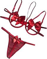 Conjunto Lingerie Aro Laço Sem Bojo