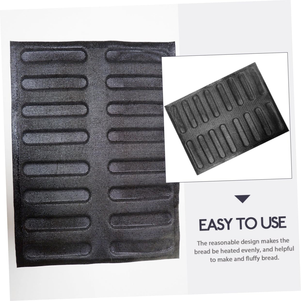 4pcs Multi Function Baking Pan Breathable Nonstick French Bread Mold for Homemade Baguettes Hot Dogs Bread Cavity Design for Use