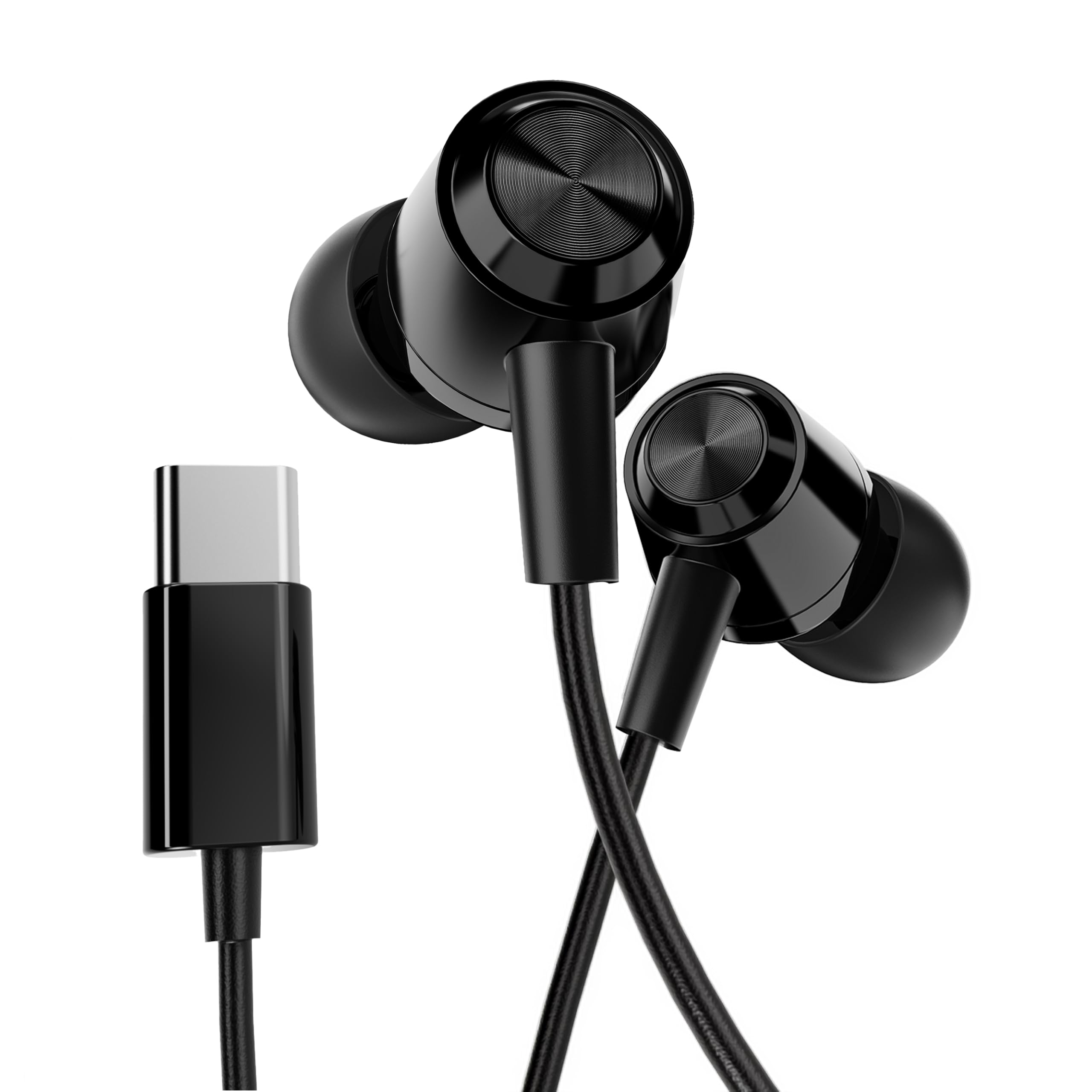 GOBOULT Newly Launched WiredX 250 Earphones with 3.5 mm Jack, 12mm Bass Drivers, Inline Controls, Earphones Wired Headphones with mic (Pure Black)-picture-10