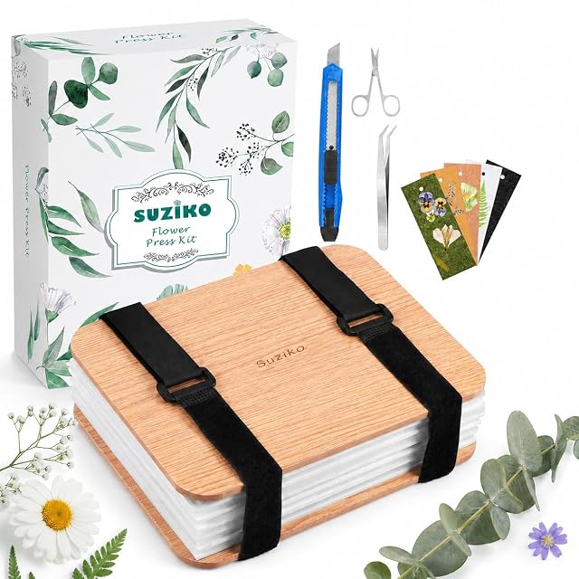 Suziko Kit Profesional de Prensa de Flores
