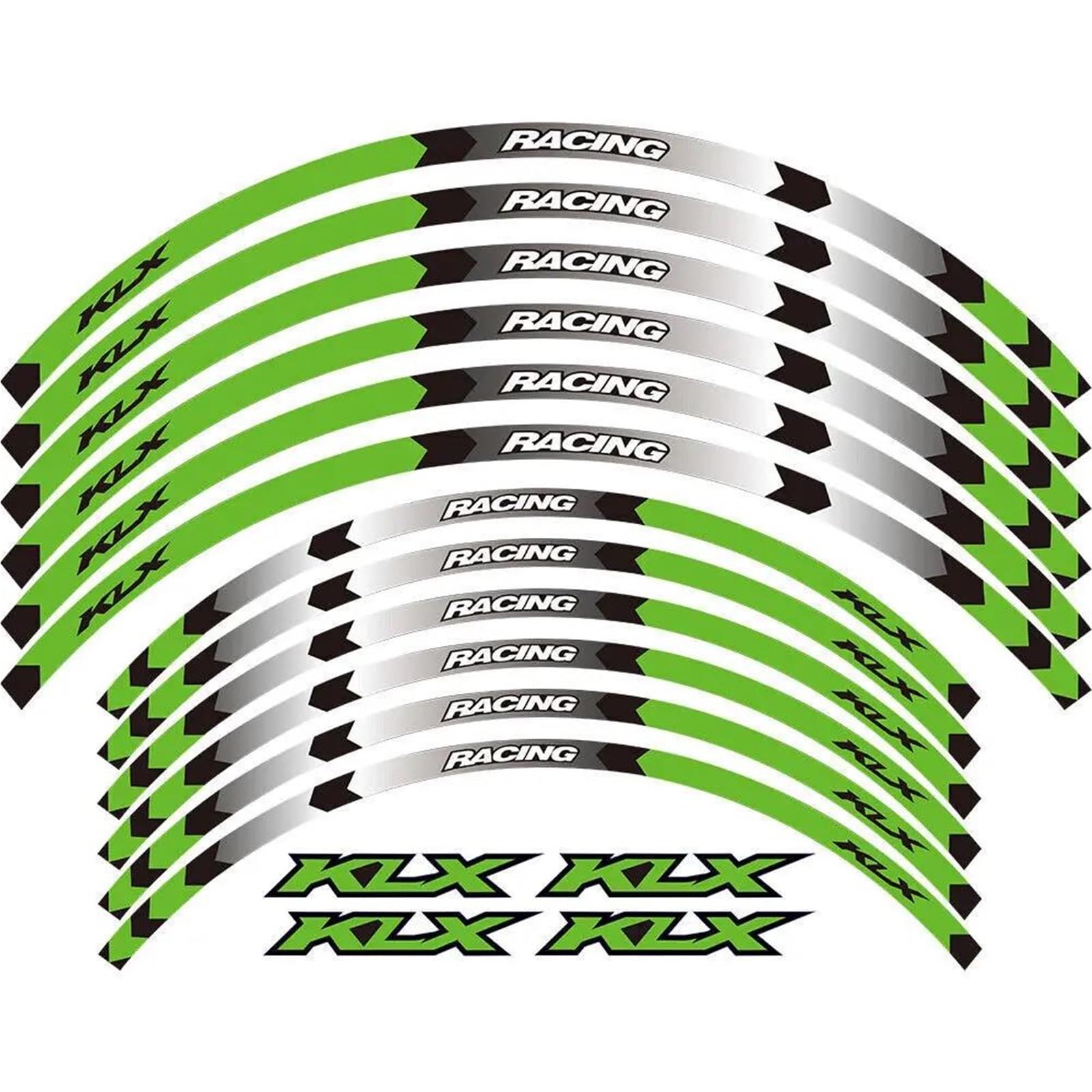 21 "18 Reflective Waterproof Wheel Decal Rim for KLX KLX230 KLX300 KXL-230R KXL 230S Kxl300r 230se