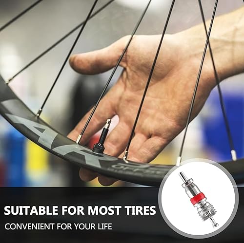 Miniatura 6 de 200 piezas de repuesto de núcleos de vástago de válvula de neumático, núcleos de válvula universales para automóvil, camión, motocicleta, bicicleta