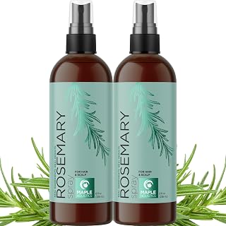 Rosemary Water Spray for Hair & Scalp - Biotin Rosemary Rice Water Spray with Nourishing B Vitamins Ginseng Extract and Peppermint Oil - Dry Hair & Scalp Treatment - Vegan & Cruelty-Free (16 Fl Oz)