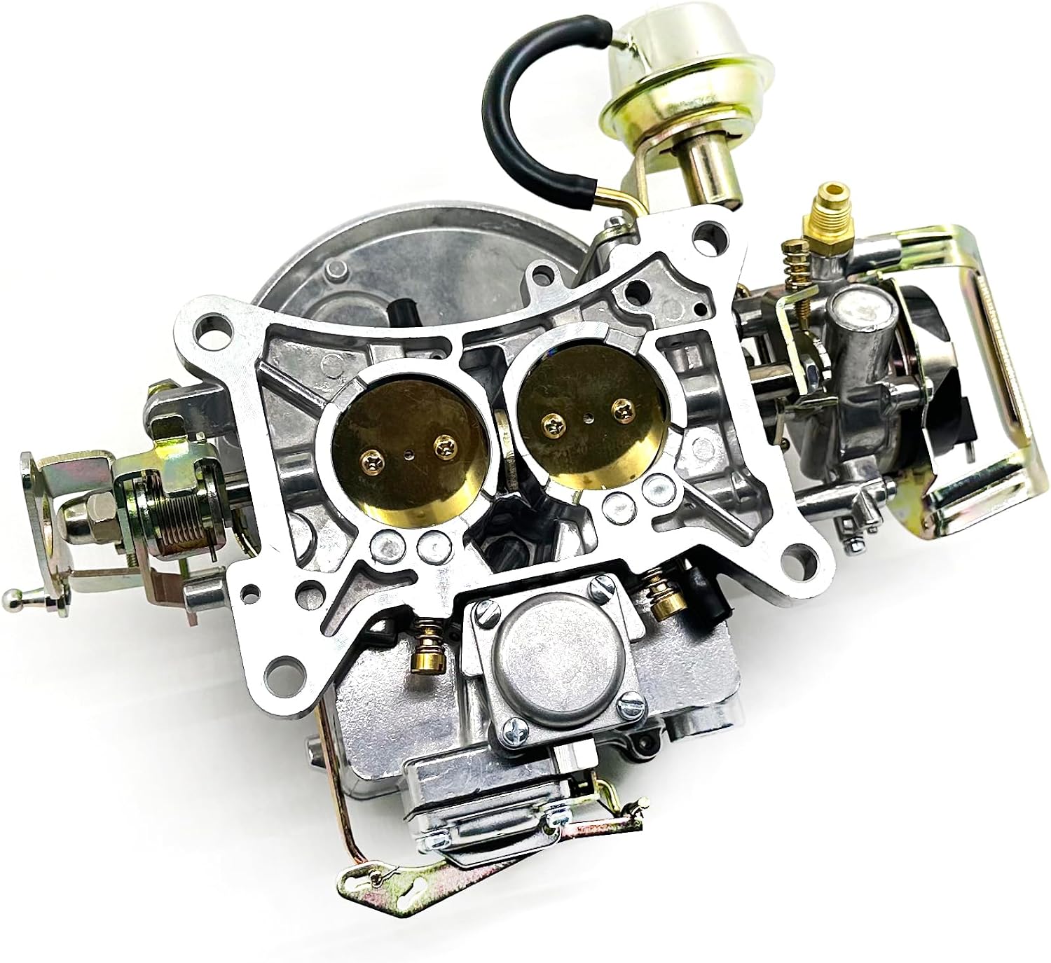 2 Barrel Motorcraft type 2100 Carburetor rounded rear edge Electric Choke Fits 1970s Ford Mustang V8 289 302 351 Cu Engines