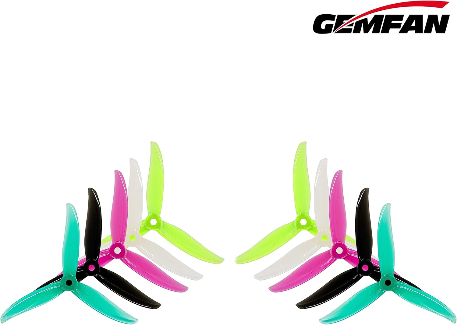 GEMFAN Sbang 4934 4.9 inch 4.9X3.4X3 3-Blade PC Propeller CW CCW for FPV Freestyle 5inch RC FPV Quadcopter Drone 20 Pcs 10CW 10CCW