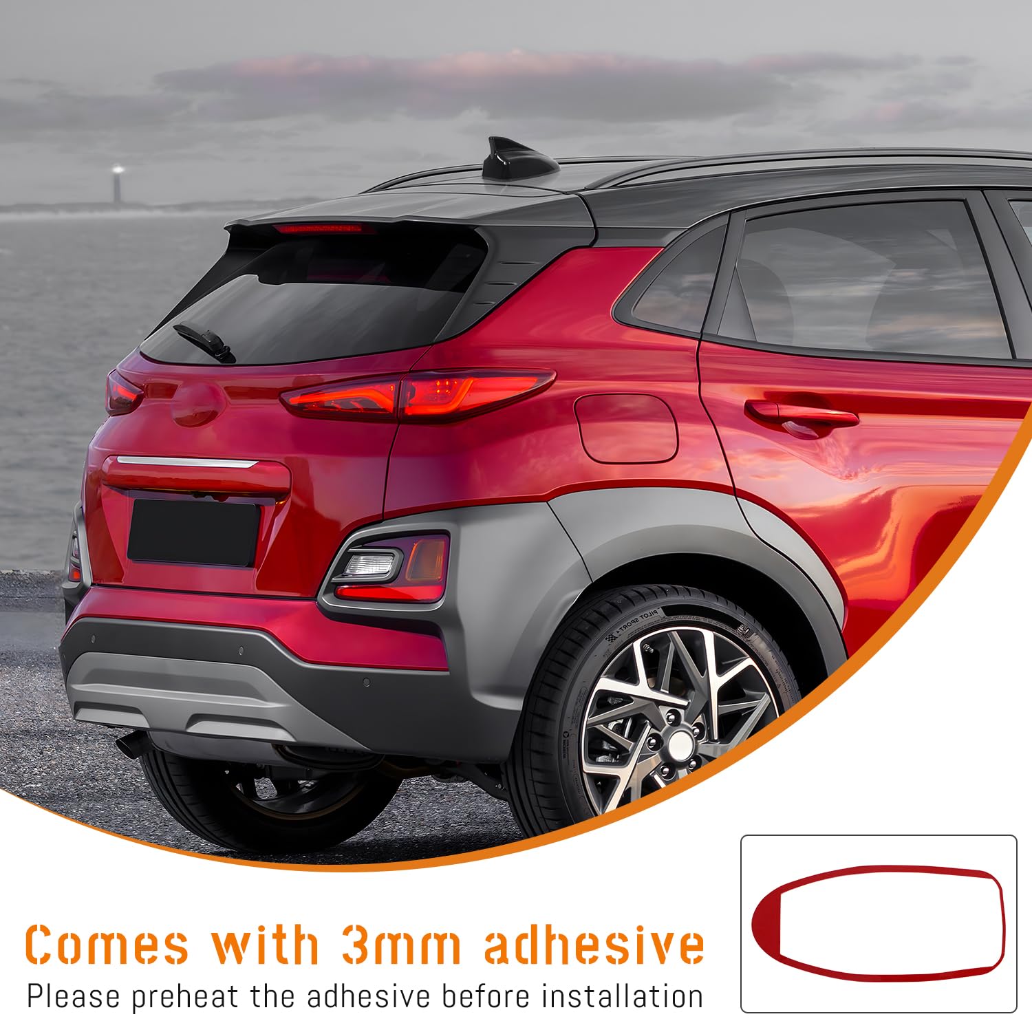 Amazon.com: AMSPRAC Shark Fin Antenna Cover,Car Roof Antenna