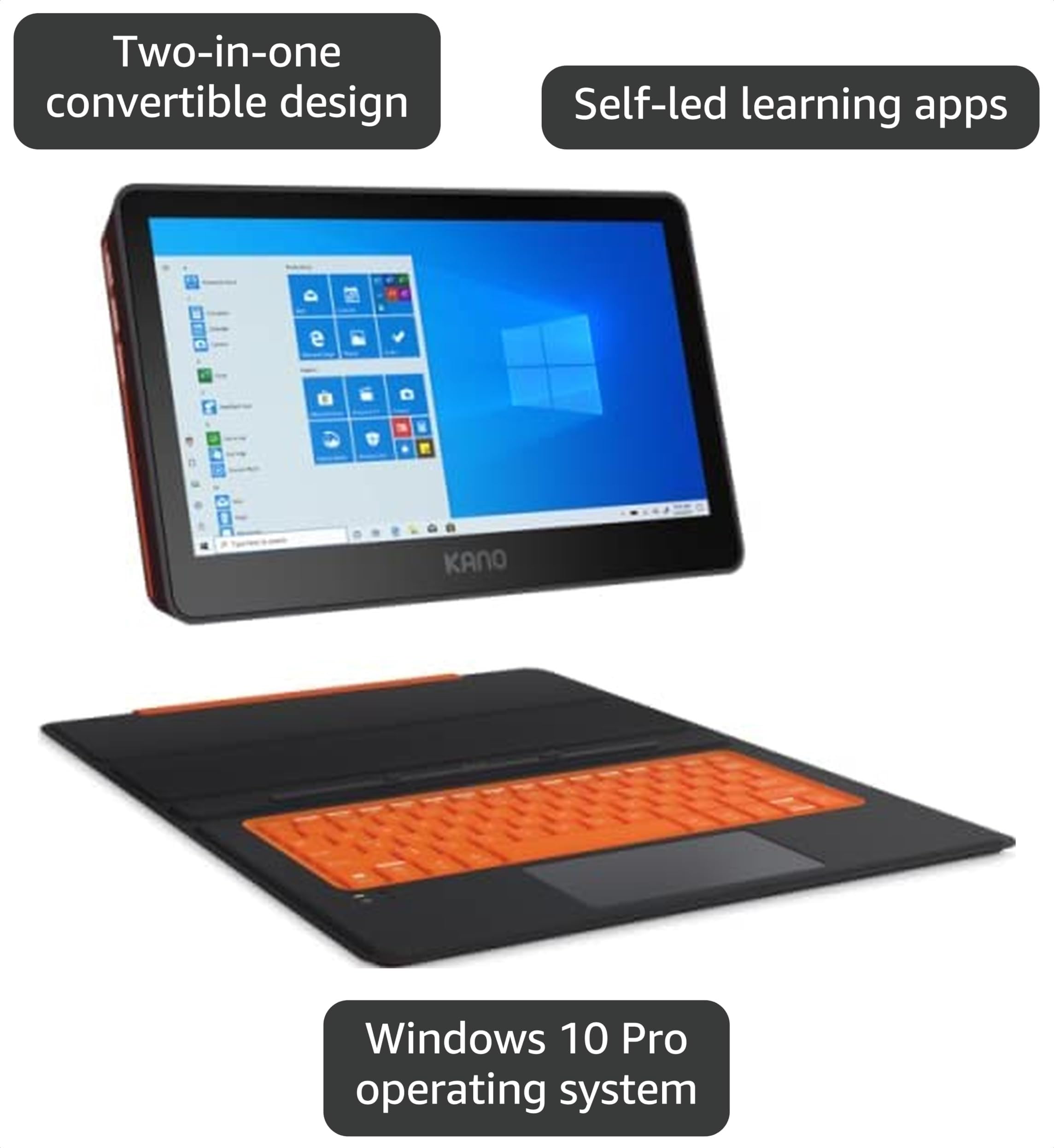Amazon.com: Kano PC Education Edition - Convertible Two-in-One