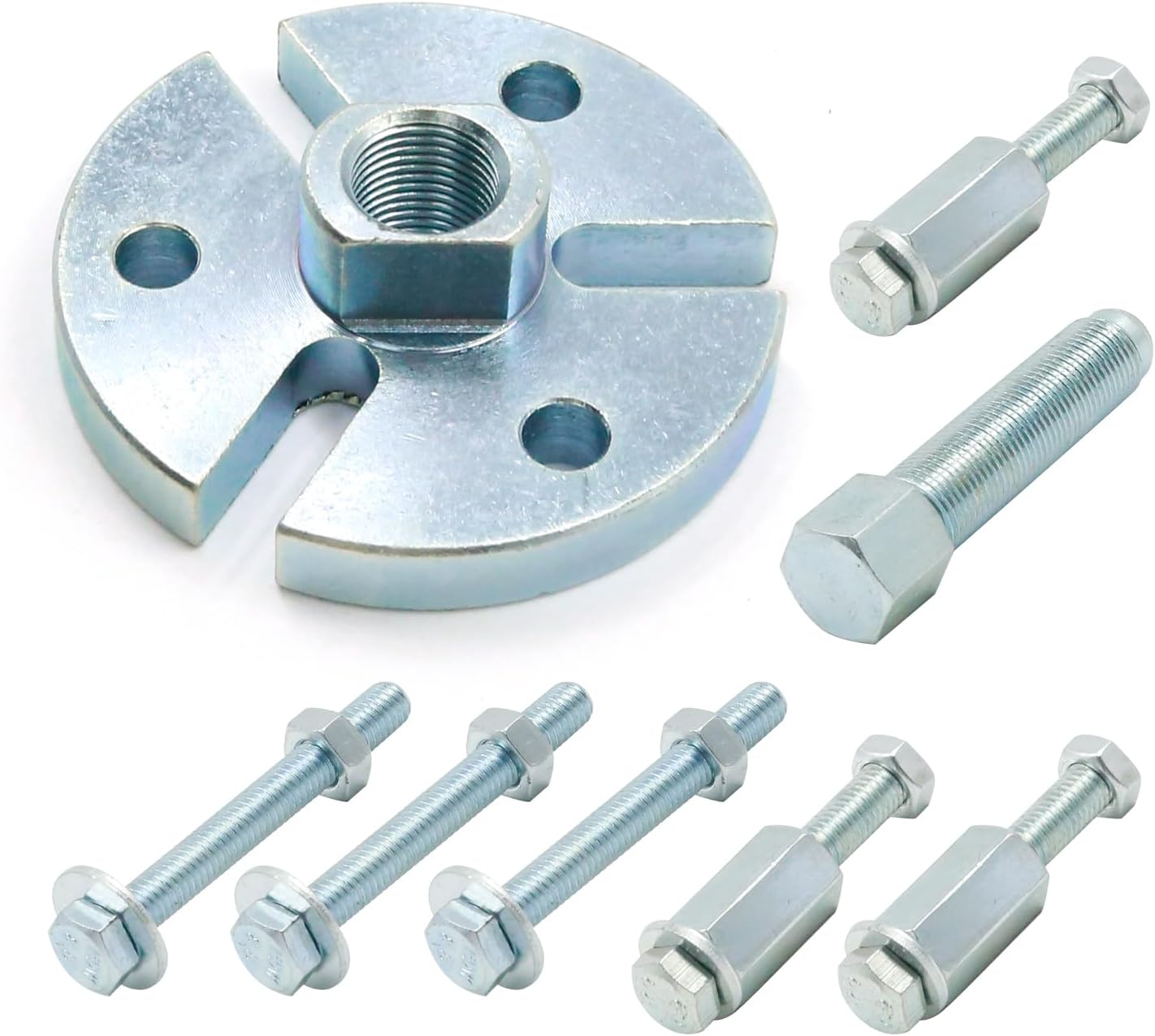 Metal Universal Flywheel Puller Tool, ‎4.61 x 4.49 x 2.52 Inches Arctic Cat Flywheel Puller, Puller Removal Kit for Motorcycle ATV Watercraft