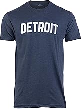 DETROIT | Classic Retro City Grey Blue Red Black Detroiter 313 Cool Michigan Men Women T-shirt