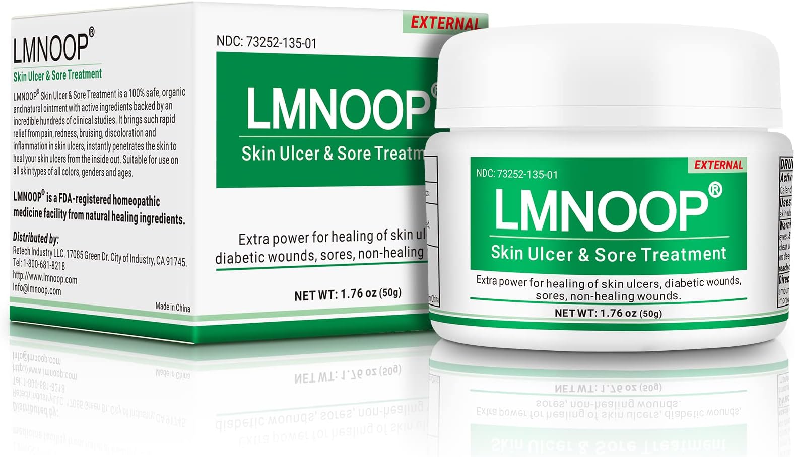 - LMNOOP® Skin Ulcer Healing Ointment, for Foot & Leg Ulcers, Sores, Varicose Ulcers, Stasis Ulcers, Bedsores, Cuts, Burns, Skin Infections, Natural Ingredients Deep Wound Healing Ointment