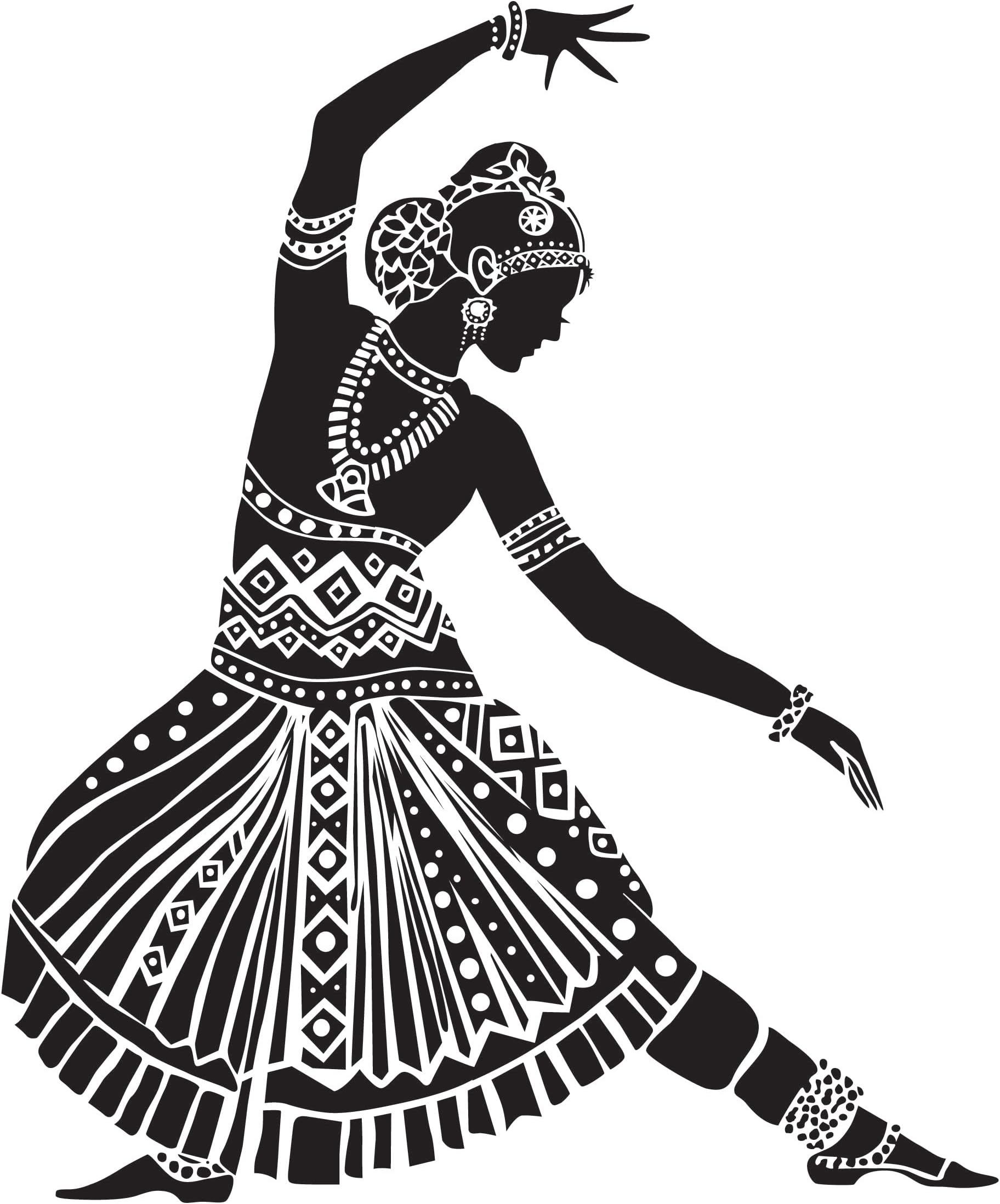 Bharatanatyam dancer silhouette,Bharatanatyam dance svg png , indian dance svg png, Bharatanatyam dance silhouette svg - Digital Download