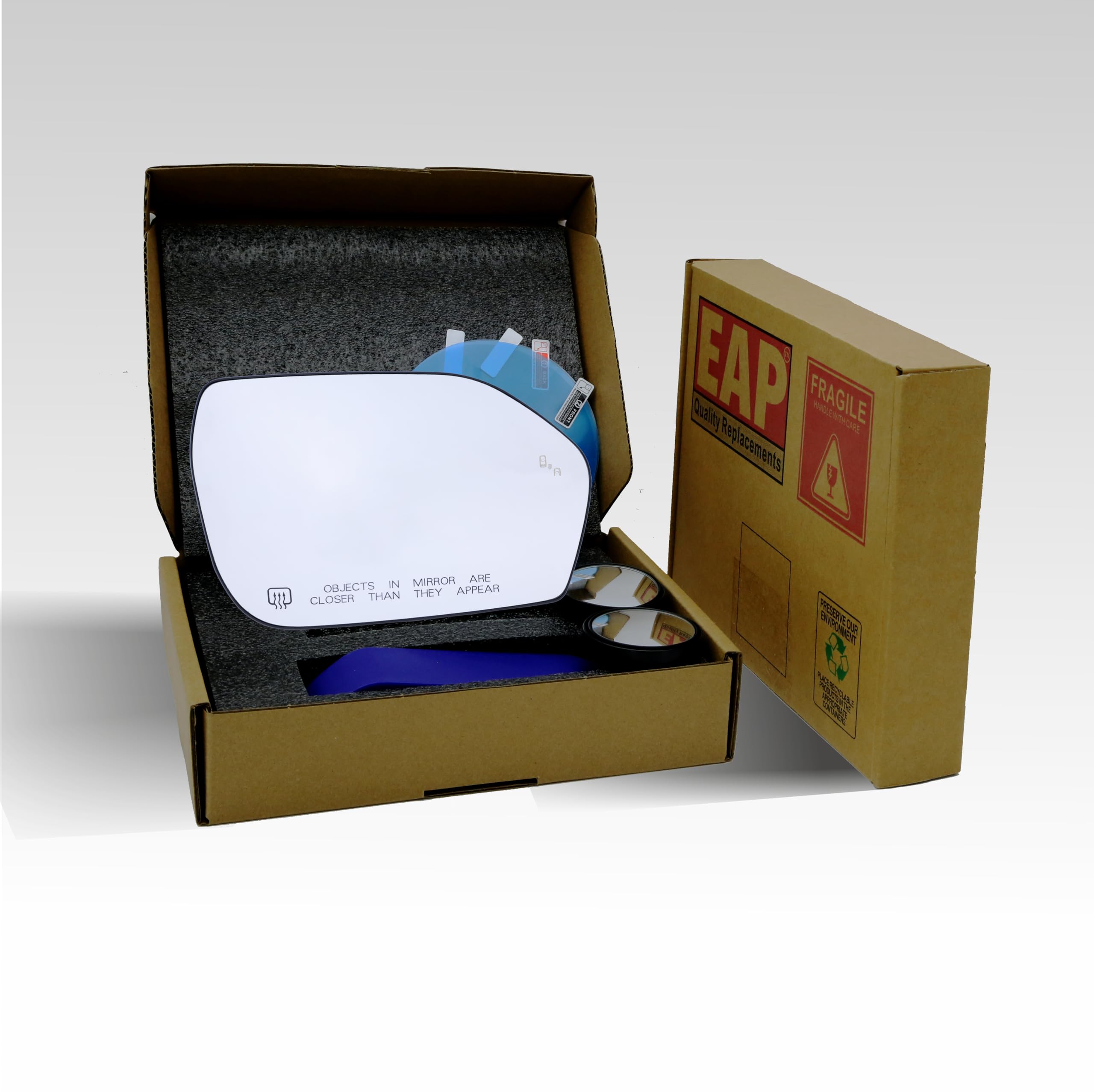 Amazon.com: EAP Passenger Side Mirror Glass Compatible with Ford