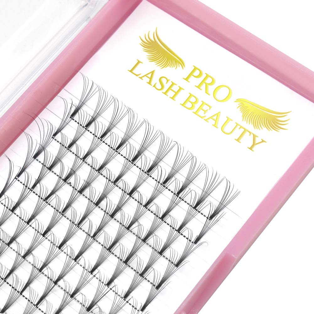 Premade Volume Eyelash Extensions 8D-C-0.07-12 Short Stem Premade Fans Eyelash Extensions 9 to 20 mm Volume Lash Extensions .07 .10 Pre made Lash Fans