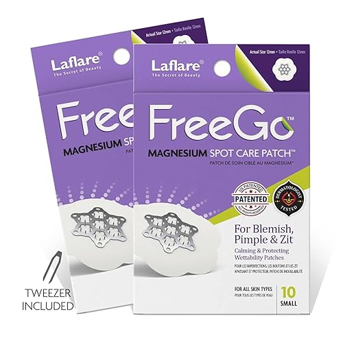Miniatura 7 de FreeGo Parche para acné de magnesio tratamiento innovador para el acné, manchas oscuras, manchas y acné quístico - Solución puntual patentada y