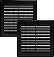 Vista 12 de Vent Systems 3 x 3 pulgadas (dimensiones de apertura) - Cubierta de ventilación de plástico blanco Soffit - Rejilla de ventilación cuadrada plana