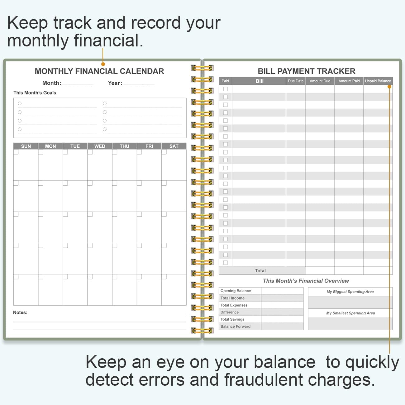 Stay on Top of Your Finances: A Review of the Monthly Bill Organizer
